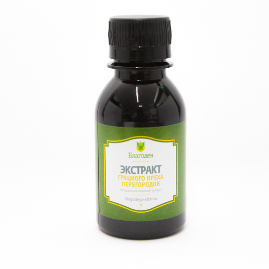 Настойка на перегородках грецкого ореха