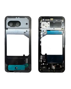 Средняя часть корпуса (рамка) для Google Pixel 8 черная (Obsidian)