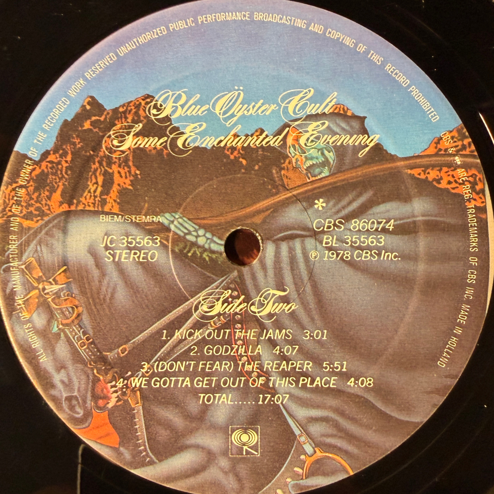 Виниловая пластинка Blue oyster Cult - Some Enchanted Evening LP