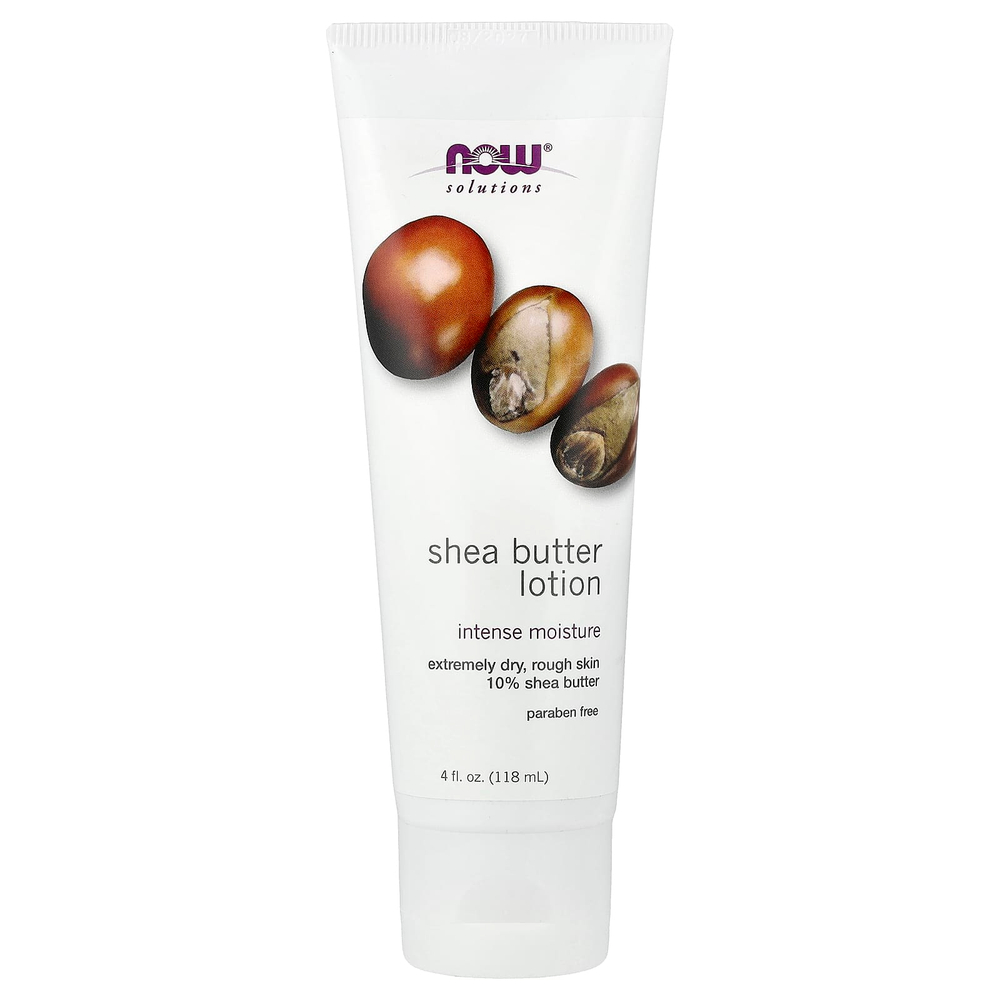 NOW Foods, Solutions, Лосьон на основе масла ши, 4 жидкие унции (118 мл)
