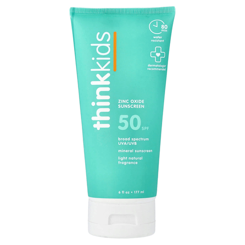 think, Thinkbaby®, солнцезащитное средство с оксидом цинка, SPF 50, 177 мл (6 жидк. унций)