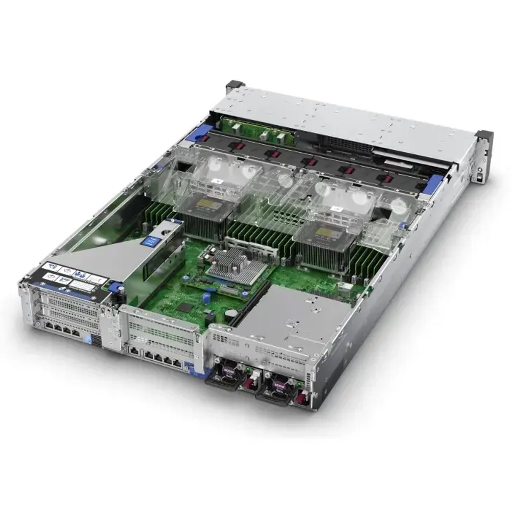 Сервер HPE/DL380 Gen11/1/Xeon Gold/6526Y (16C/32T)/2,8 GHz/4x32Gb/8SFF/NS204/10 GbE Base-T/2 x 1000W Titanium