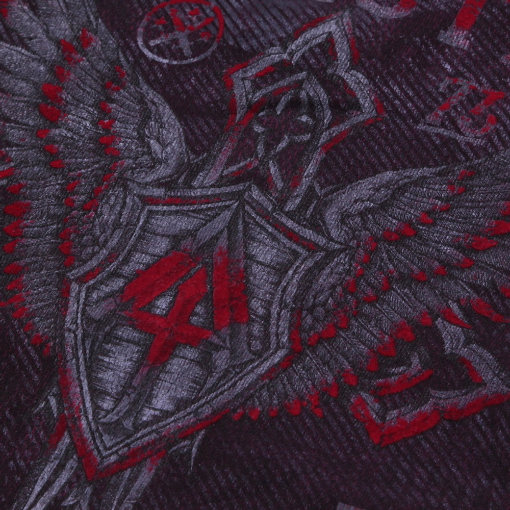 Толстовка Affliction Крест (Бордовый)