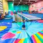 Надувная подушка «JumpAir» для гимнастики и батутных центров, 4,3×2,2×1 м