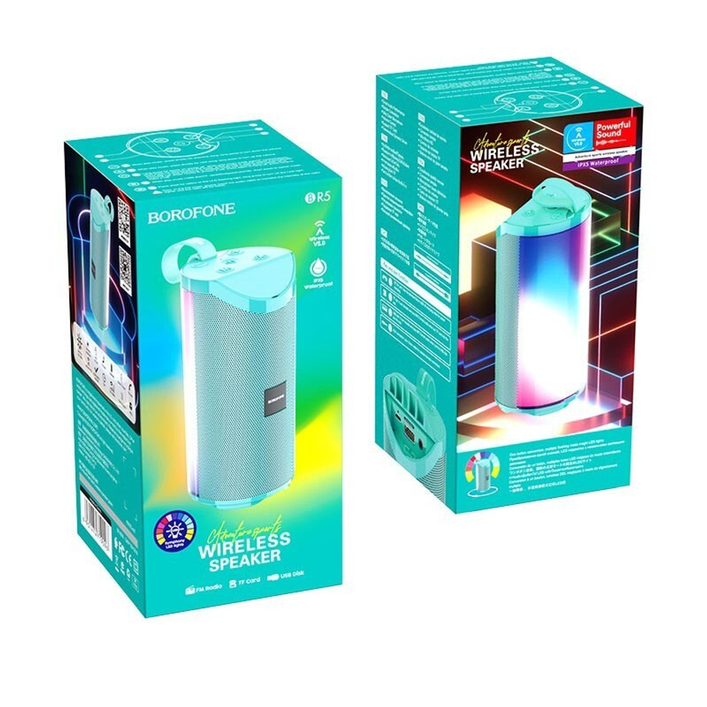Колонка - Bluetooth BOROFONE BR5 (зеленый)