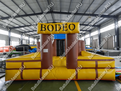 Надувной батут для аттракциона Родео "Дикий Запад", 4*4*2.5 м.