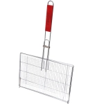 Решетка-гриль универсальная 34*23 см, h=2,5 см (длина с ручкой 55 см)