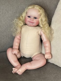 Кукла Реборн мягконабивная 60см в пакете (FA-618)