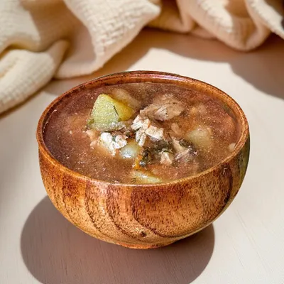 Фотография Суп красный рыбный с сельдереем / 320 мл купить в магазине Афлора