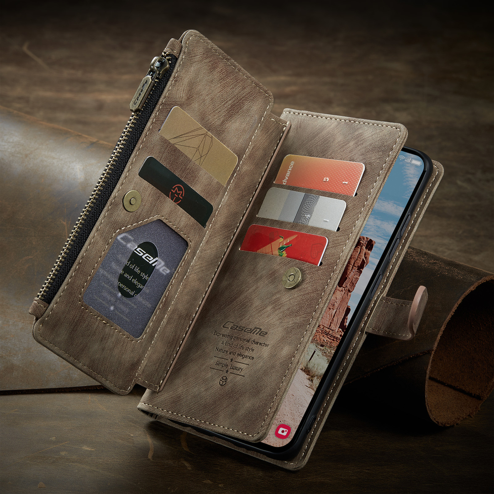 Многофункциональный чехол-кошелек CaseMe 3 in 1 Matte Wallet для Samsung Galaxy S25 FE