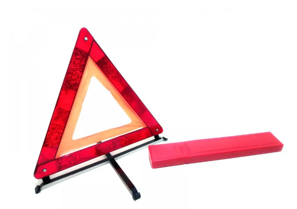 Знак аварийной остановки в футляре с оракалом Металл ножки RFT-06 (а06рфт)