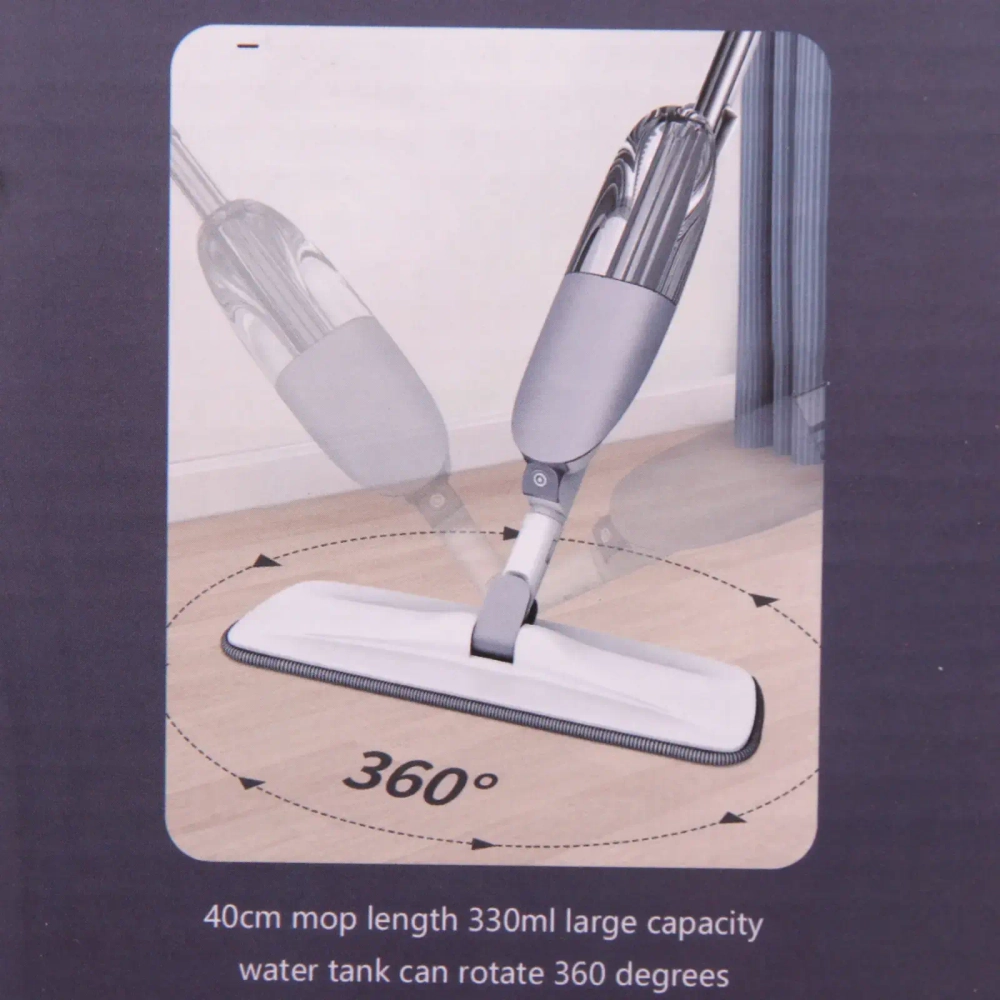 Швабра с распылителем и насадкой из микрофибры