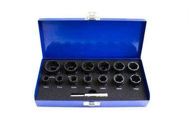 Головки-экстракторы для поврежденных болтов/гаек, набор 14пр. RockForce RF-914U3 Rock FORCE RF-914U3