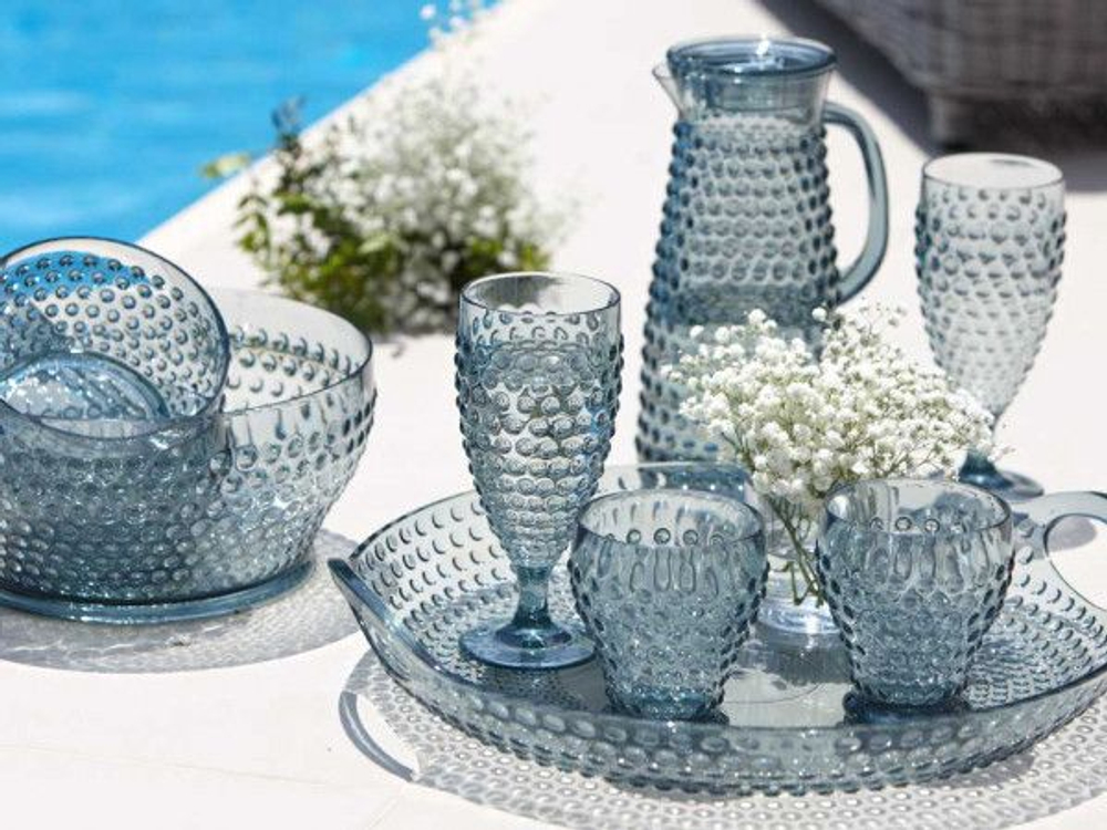 Бокалы LUX, изумрудные, 8х19 см, 6 шт (10262648)