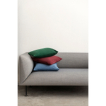 Чехол на подушку фактурный из хлопкового бархата бордового цвета  из коллекции essential, 45х45 см