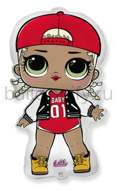 Шар (33''/84 см) Фигура, Кукла ЛОЛ (LOL), Модная подружка, 1 шт.