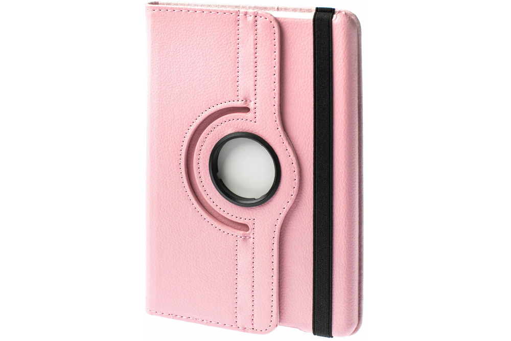 Зеркало косметическое - планшет CleverCare с LED подсветкой, цвет розовый