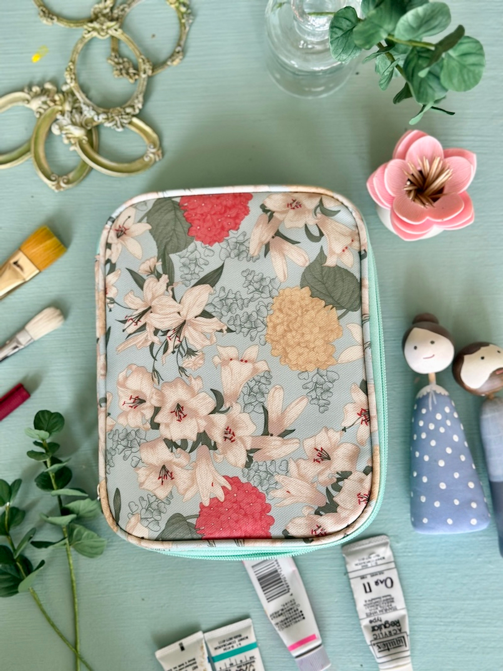 Пенал-оганайзер для хранения вязальных спиц и принадлежностей для рукоделия БОЛЬШОЙ