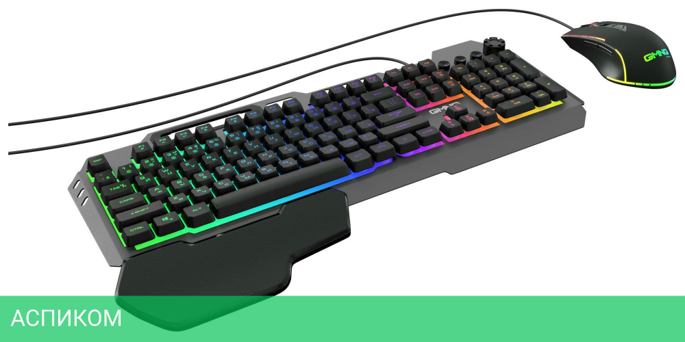 Набор периферии Oklick 700GMK черный (1533156)