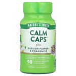 Nature's Truth, Calm Caps ™ Plus со вкусом пассифлоры и ромашки, 90 капсул с быстрым высвобождением