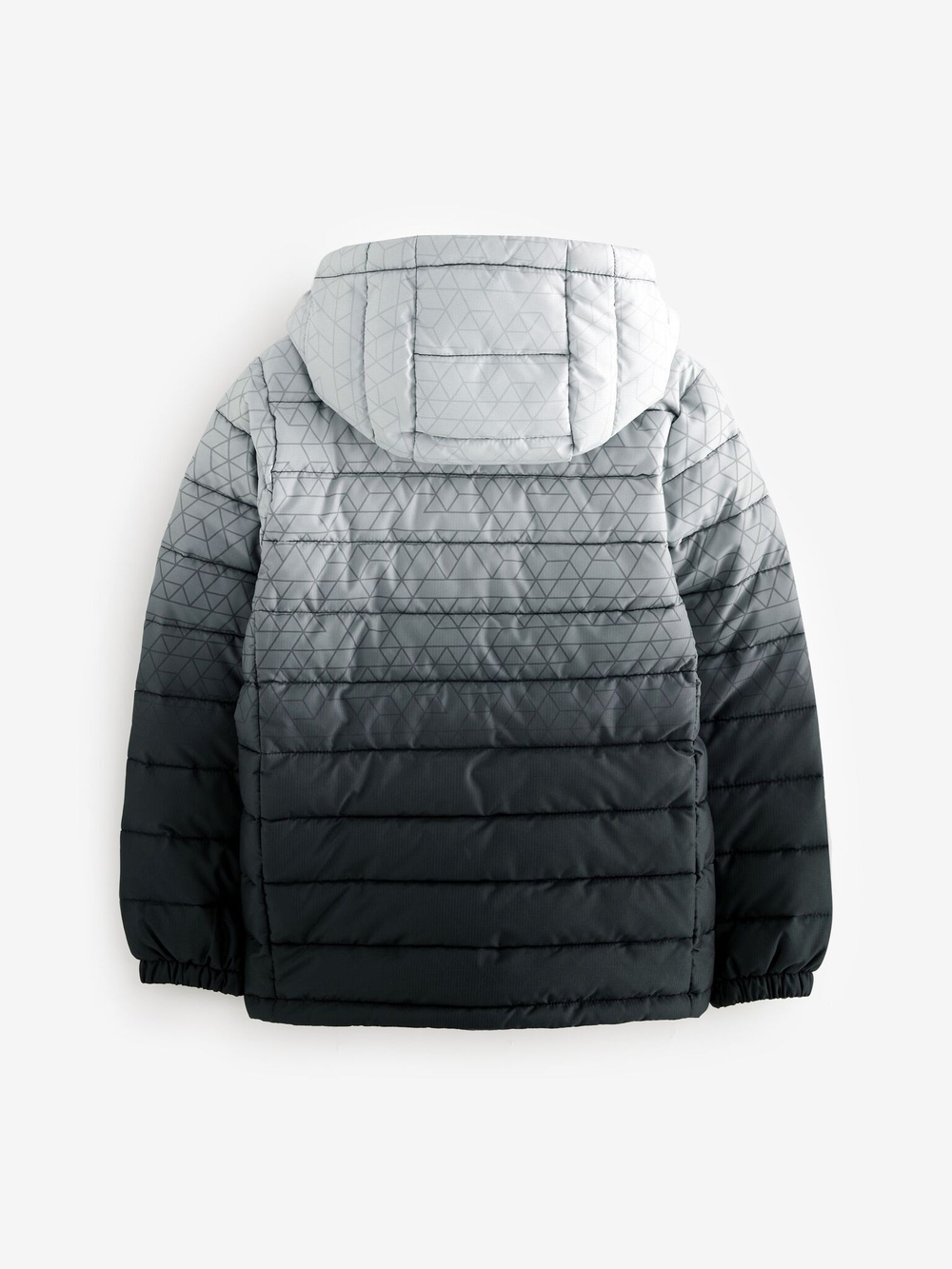 Куртка стеганая утепленная для мальчика Next Q51-547, Серый, Белый