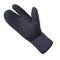Перчатки трехпалые Marlin Nord Ultraglide 7 мм Черные