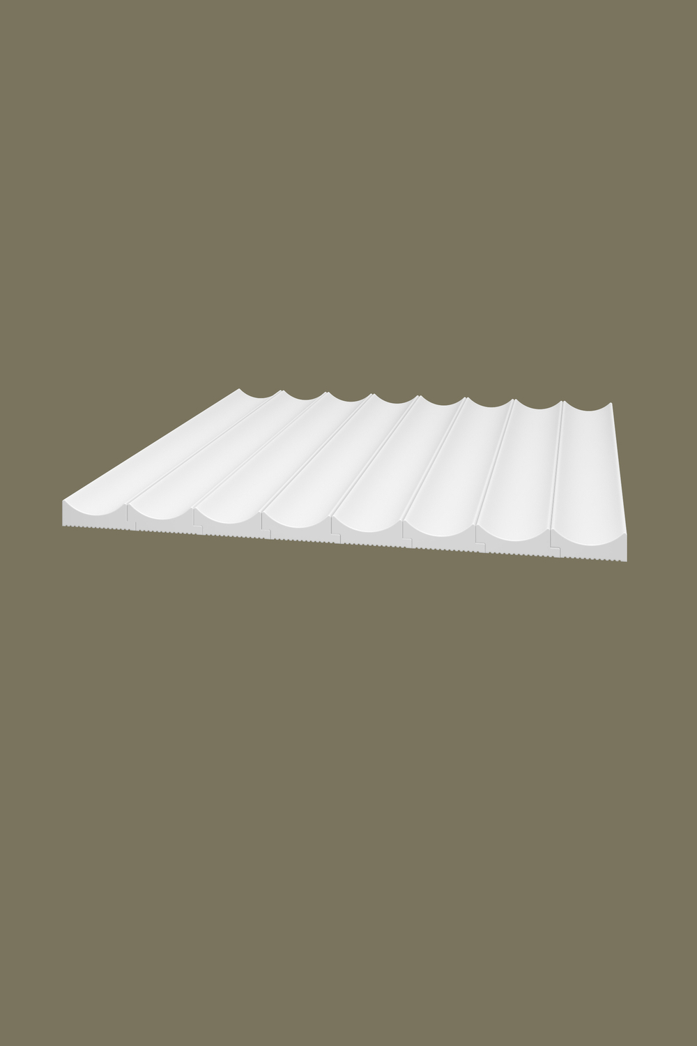 Cosca Decor. Рейка RX014, 31х12x2800мм, Экополимер
