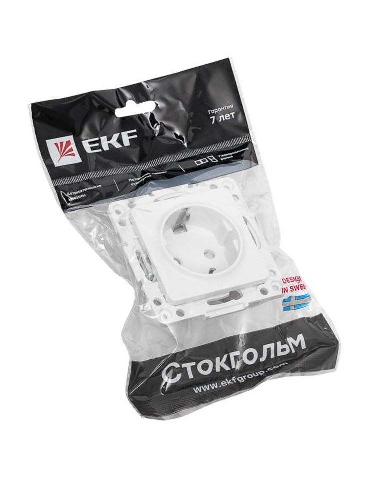 Механизм розетки EKF Стокгольм 16A EYR16-028-10