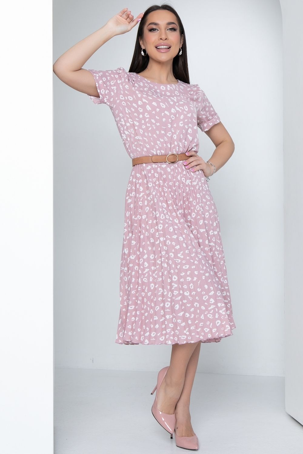 Платье Эмили (гофре, нежность) Diolche