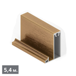 SLIMLINE Рамка нижняя широкая (5,40 м) золото шлифованное (AL) (AV0589) Aristo (Акция)