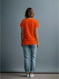 Футболка однотонная базовая хлопок унисекс Баракаттекс