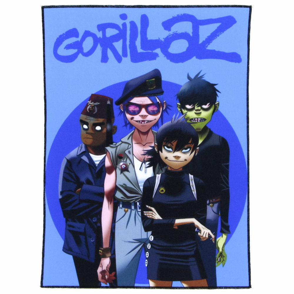 Нашивка спиновая Gorillaz