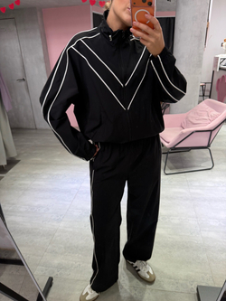 Спортивный костюм Девяностые черный