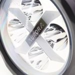 Комплект светодиодных фар Aurora ближний белый свет, с RGB подсветкой