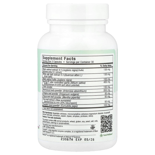 Maxi Health, Para-Maxi Cleanse ™, 90 капсул