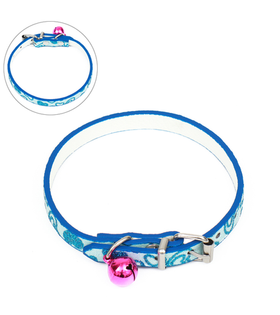 Ошейник "Сердечки", 31х1см, искусственная кожа, микс расцветок, Арт.2532961