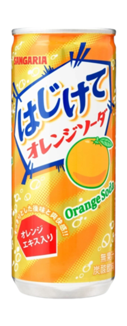 Газированный напиток со вкусом апельсина, Sangaria Orange soda