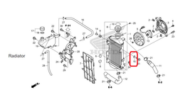 19092-KZZ-900. WASHER, RADIATOR MOUNTING