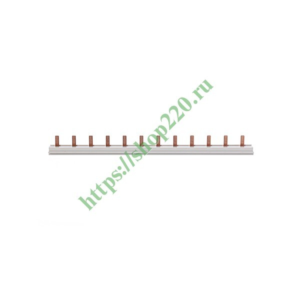 Гребенчатая шина PS1/12 1-полюсная 12 модулей 63А ABB 2CDL210001R1012