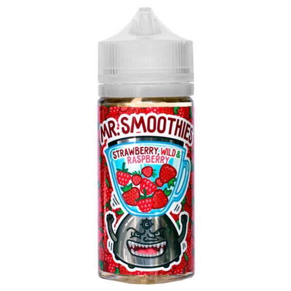 Купить Жидкость Mr.Smoothies Strawberry+Wild+Raspberry 100 мл