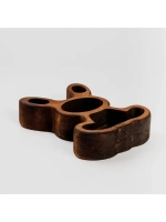 Менажница "Зайчик" из Сибирского кедра