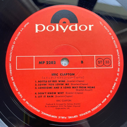 Винтажная виниловая пластинка LP Eric Clapton Slunky (Япония 1973) (Оби)