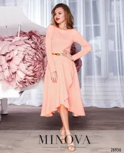 Платье 3107-1-пудра Minova
