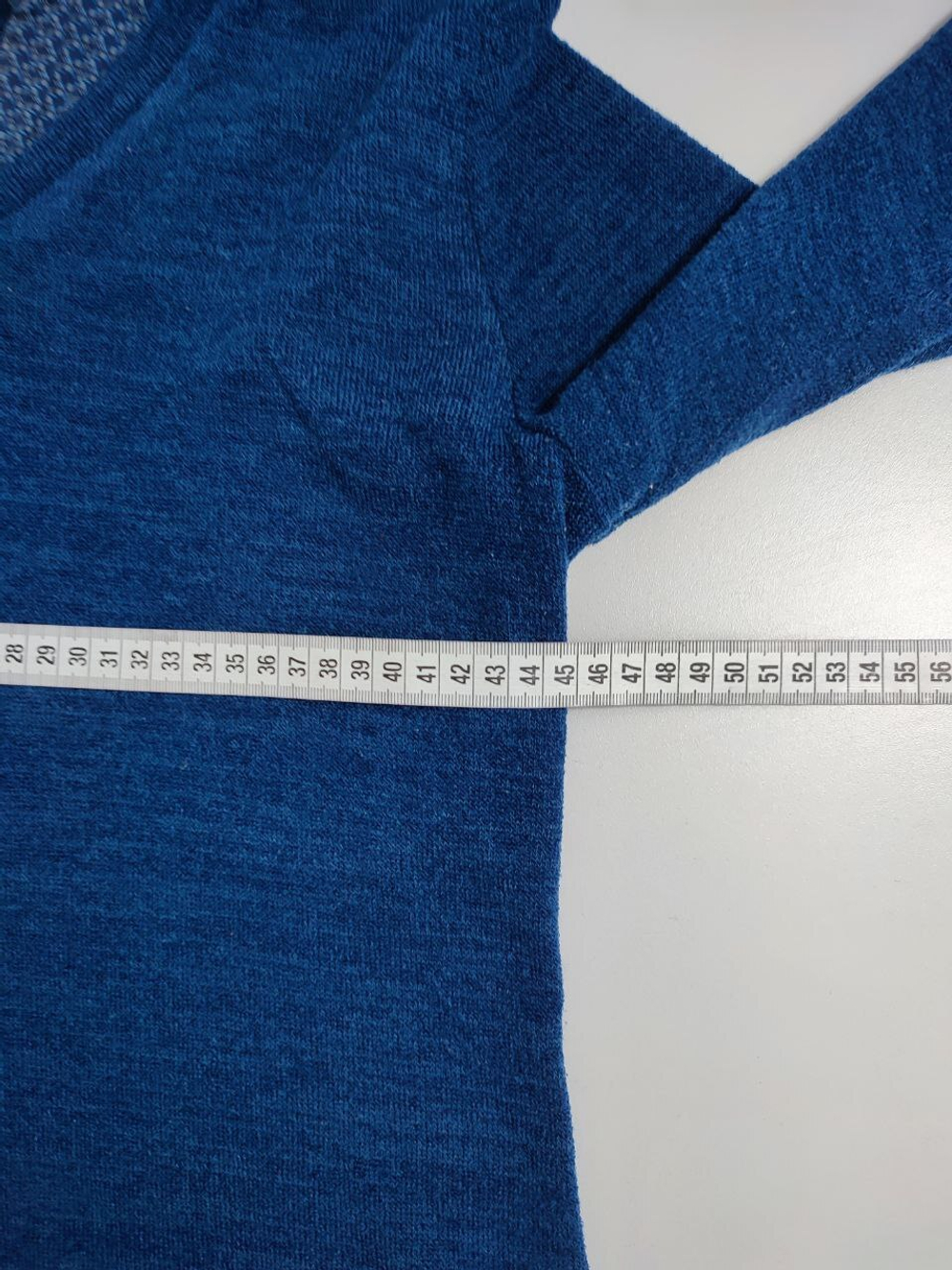 Джемпер синий стильный 44 размер