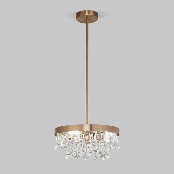 Подвесная люстра Eurosvet Sophie 60165/3 латунь