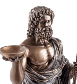 Veronese WS-558 Статуэтка «Асклепий - бог медицины и врачевания»