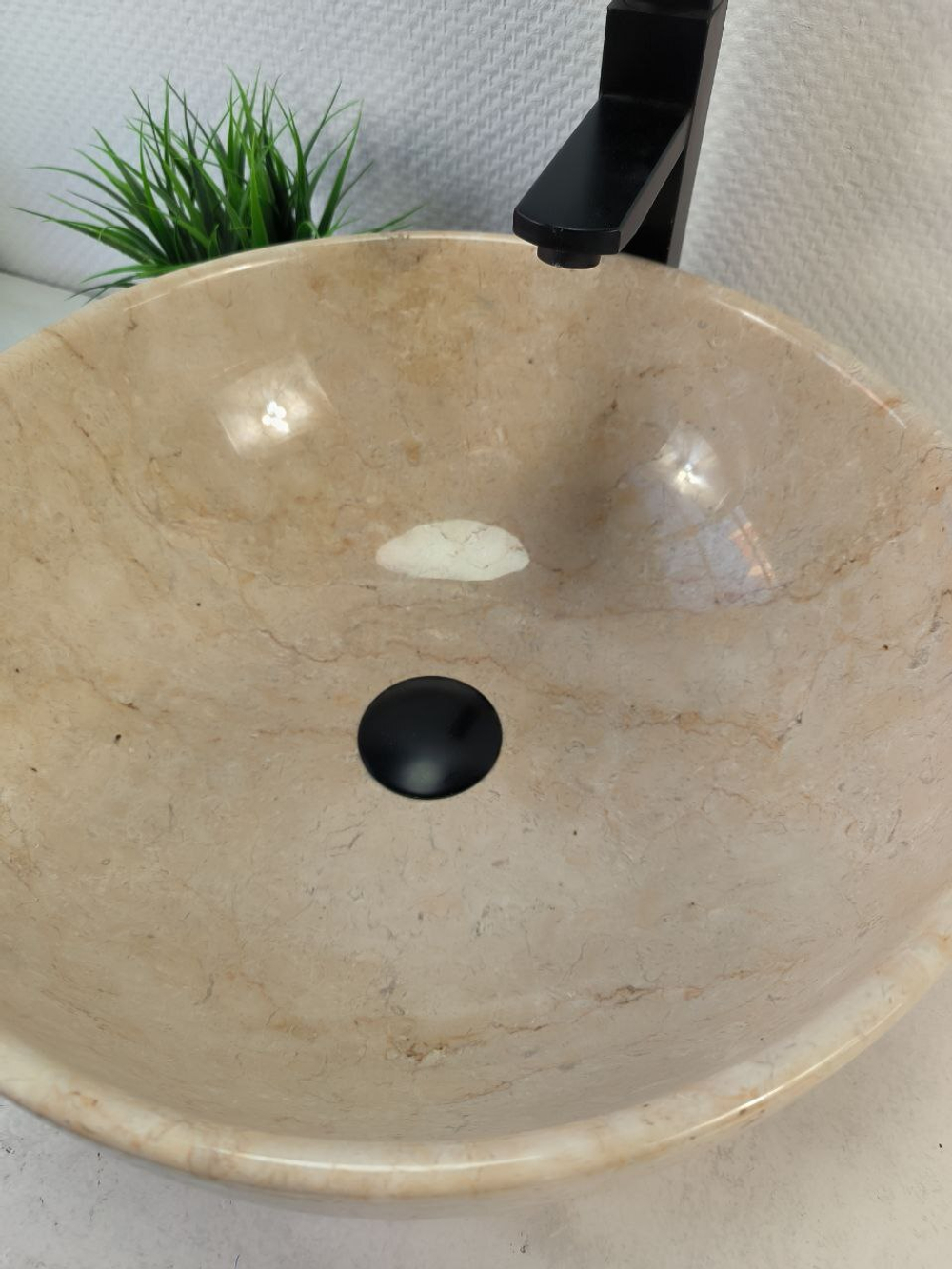 Раковина из мрамора Bowl Cream Smal BM-60348 40*40*17