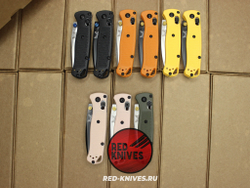 Нож Benchmade 533 Bugout Mini - желтый нейлон, клинок сатин RK/Н21