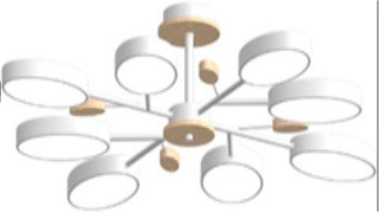 Потолочный cветильник LED4U L3221-850 WH