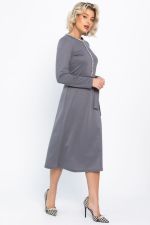 Платье трикотажное Парижанка (серое) П14786-10М LT Collection